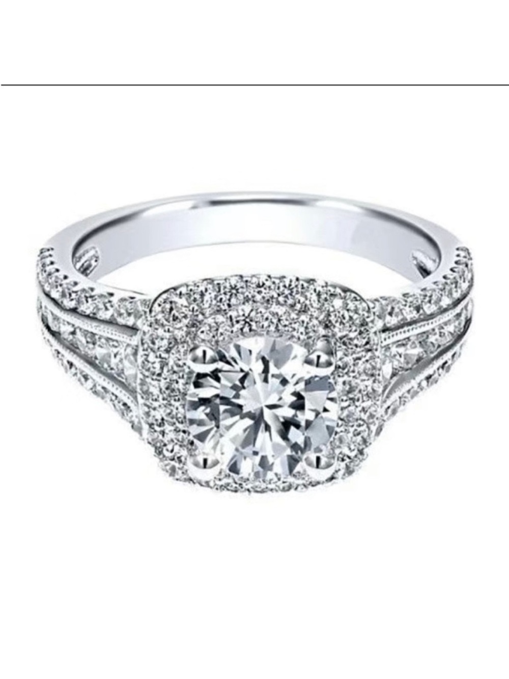 🫟 2 FOR $10 🫟 Size 9 Plated Zircon Ring